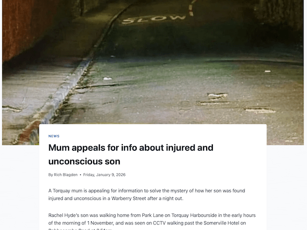News: Mum appeals for&nbsp;info